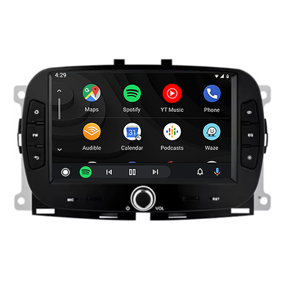 Fiat 500 navigatie radiosysteem | Carplay & Android Auto 2016 t/m 2019