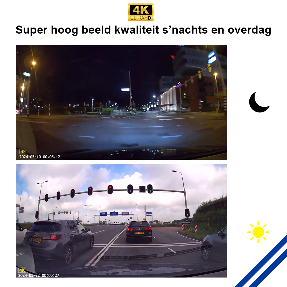 Dashcam | Voor & Achter Camera | D2 Pro