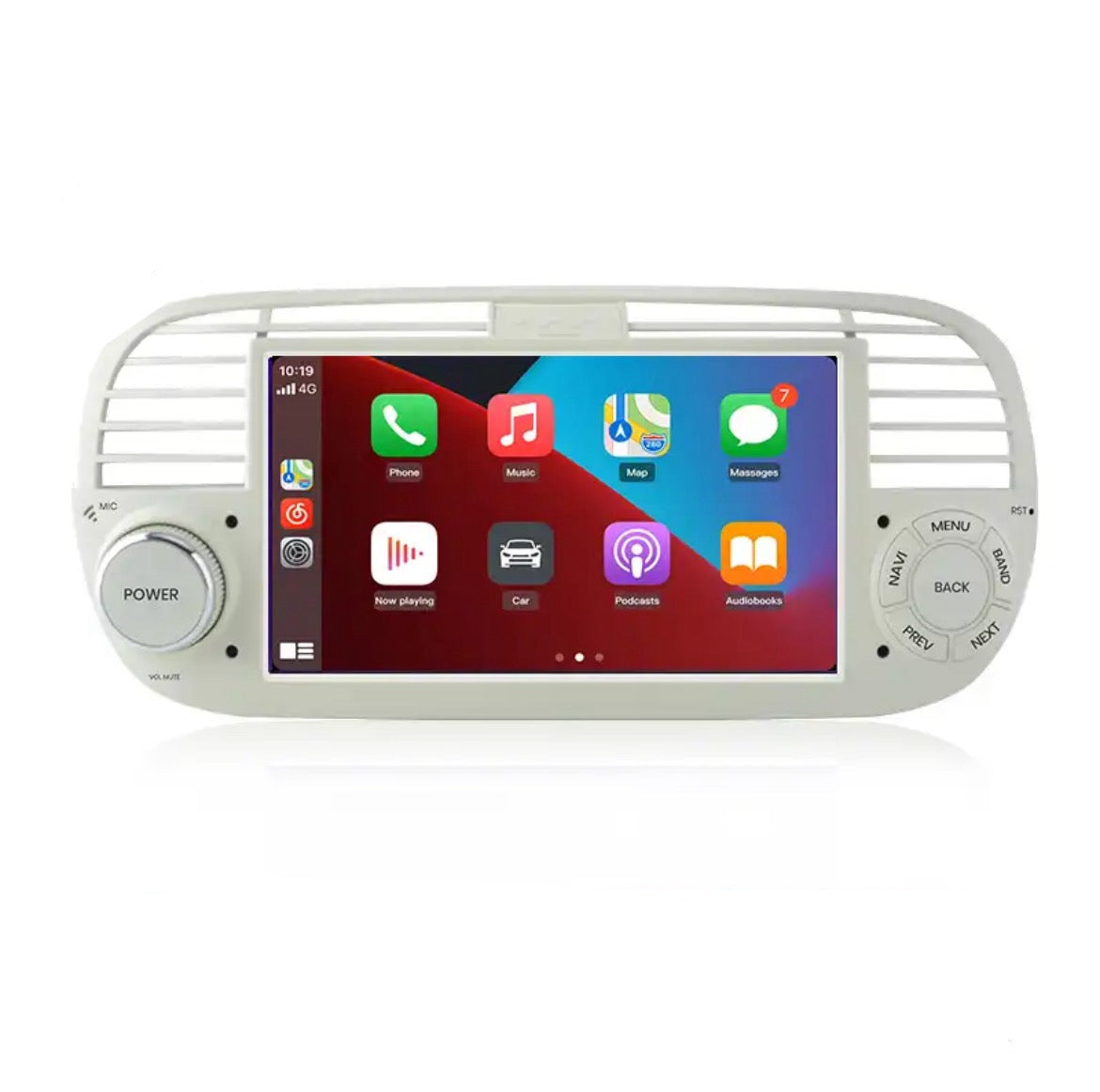 CarPlay & Android voor Fiat500 