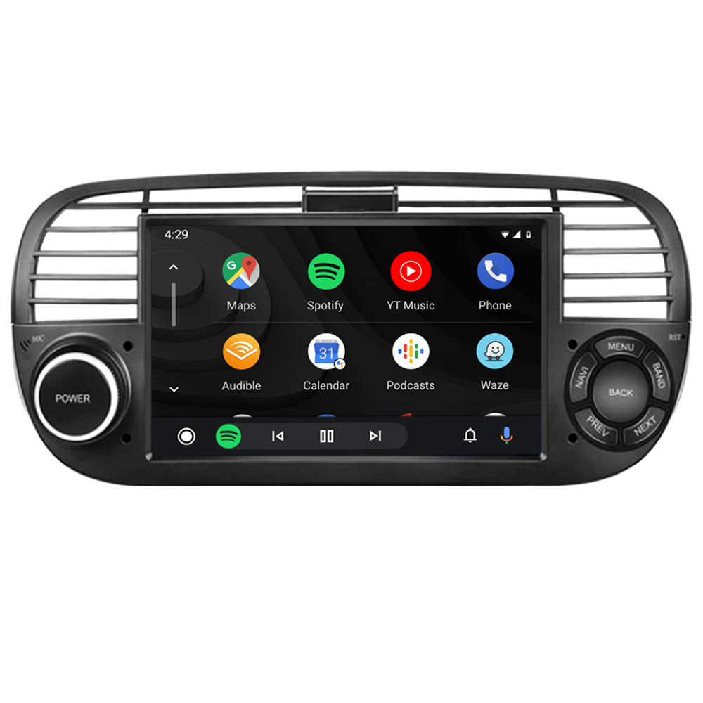 CarPlay & Android voor fiat500